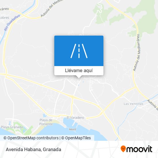 Mapa Avenida Habana