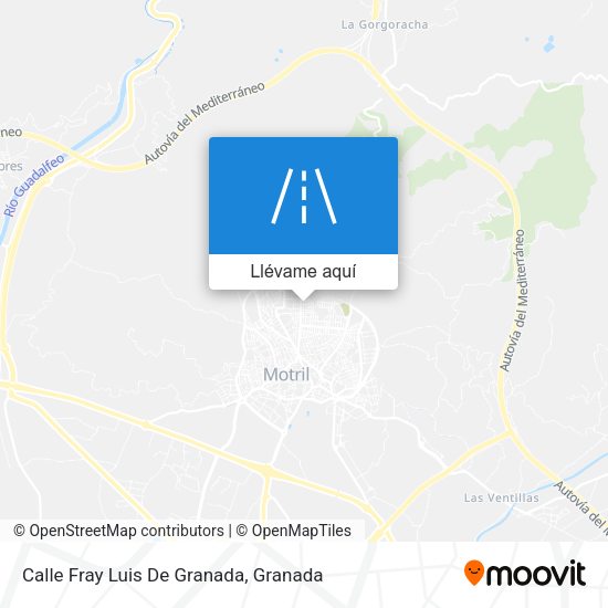 Mapa Calle Fray Luis De Granada
