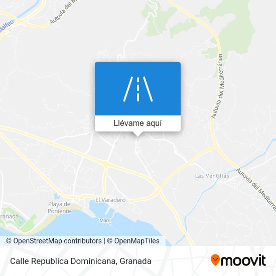 Mapa Calle Republica Dominicana
