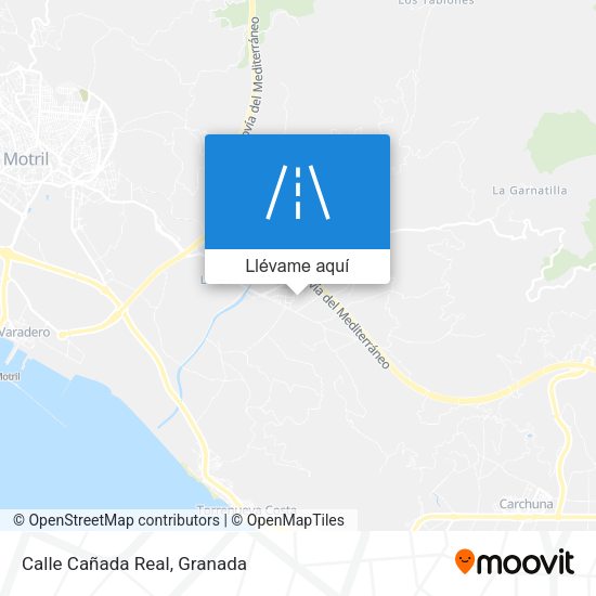Mapa Calle Cañada Real
