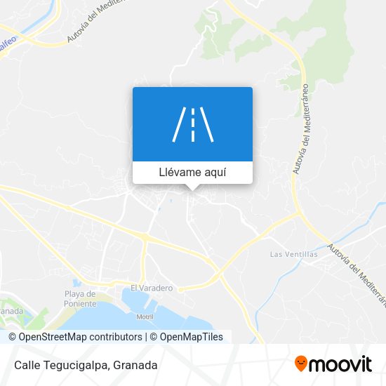 Mapa Calle Tegucigalpa