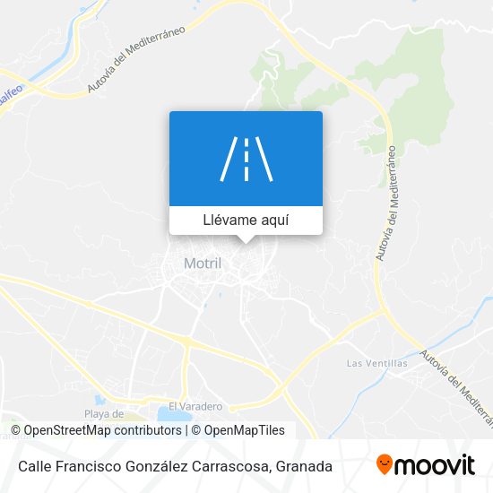 Mapa Calle Francisco González Carrascosa