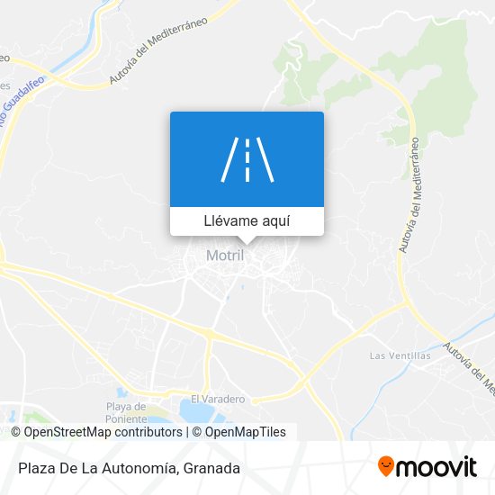 Mapa Plaza De La Autonomía