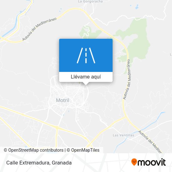 Mapa Calle Extremadura