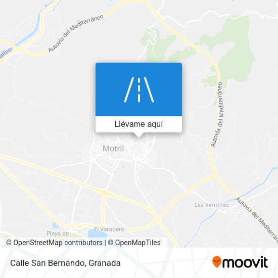 Mapa Calle San Bernando