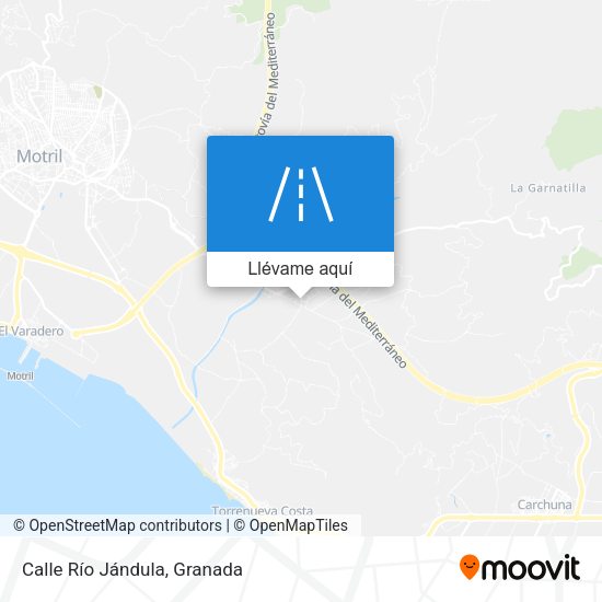 Mapa Calle Río Jándula