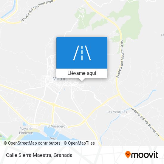 Mapa Calle Sierra Maestra