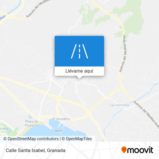 Mapa Calle Santa Isabel