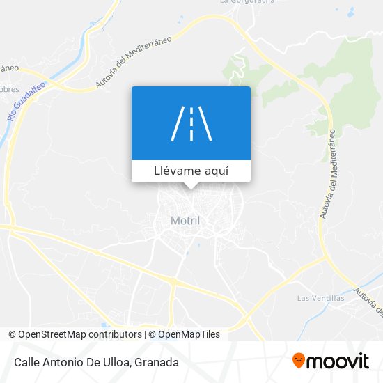 Mapa Calle Antonio De Ulloa
