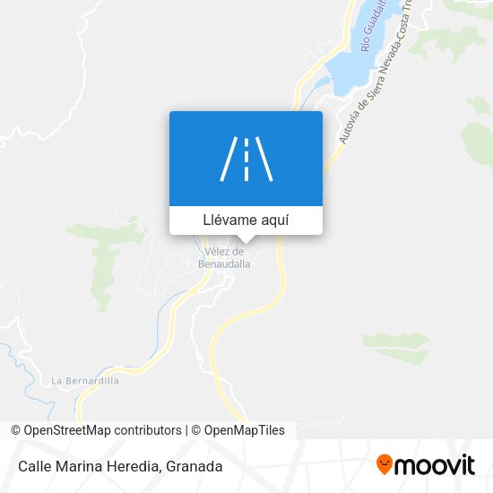 Mapa Calle Marina Heredia