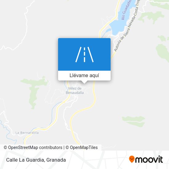 Mapa Calle La Guardia