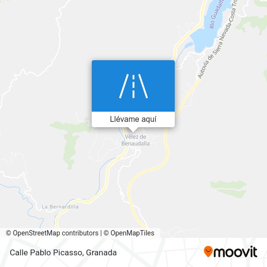 Mapa Calle Pablo Picasso