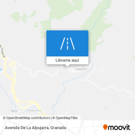 Mapa Avenida De La Alpujarra