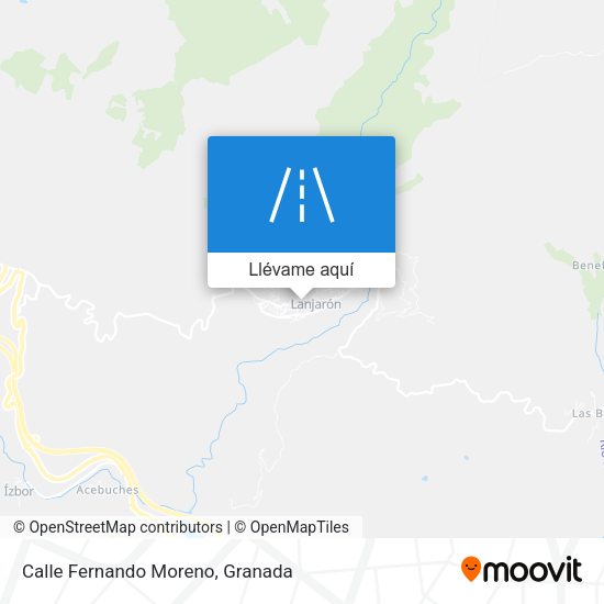 Mapa Calle Fernando Moreno