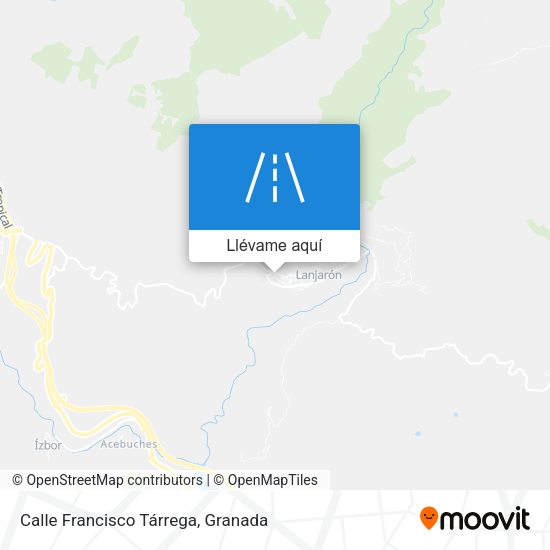 Mapa Calle Francisco Tárrega