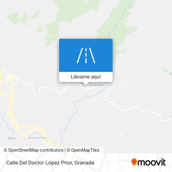 Mapa Calle Del Doctor López Prior
