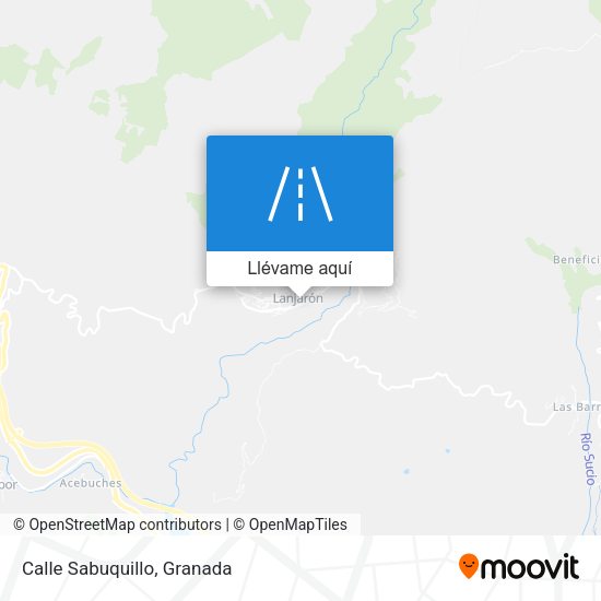 Mapa Calle Sabuquillo