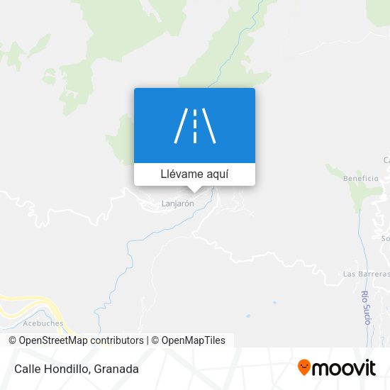 Mapa Calle Hondillo