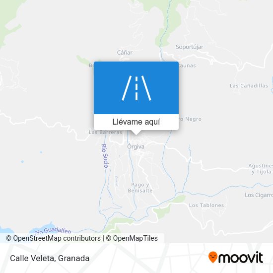 Mapa Calle Veleta