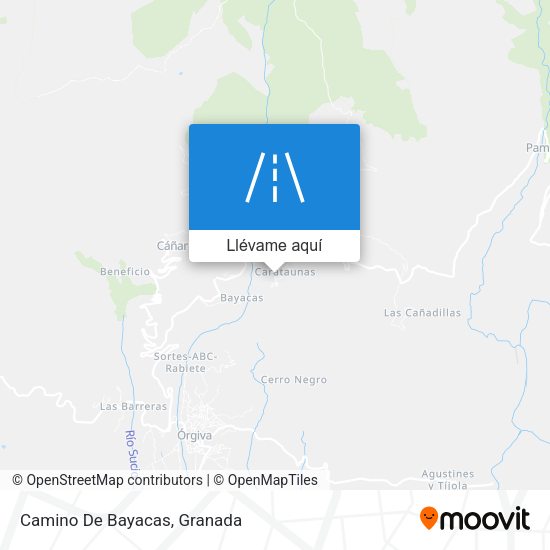 Mapa Camino De Bayacas