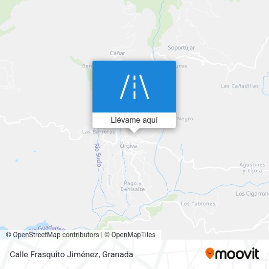 Mapa Calle Frasquito Jiménez