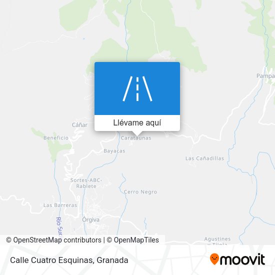 Mapa Calle Cuatro Esquinas