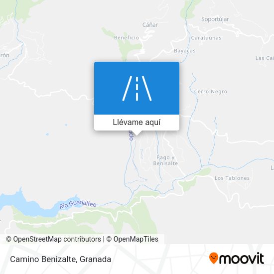 Mapa Camino Benizalte
