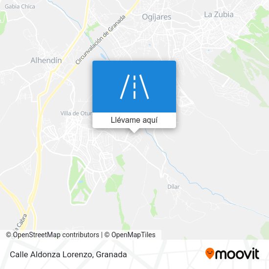 Mapa Calle Aldonza Lorenzo
