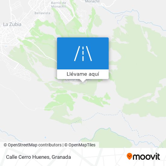 Mapa Calle Cerro Huenes