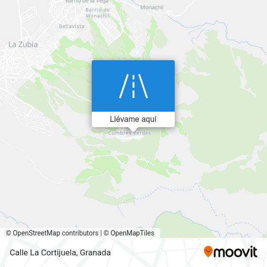Mapa Calle La Cortijuela