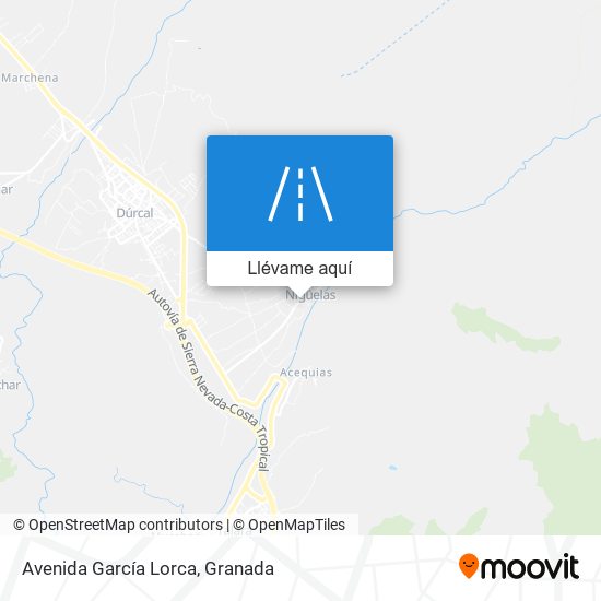 Mapa Avenida García Lorca