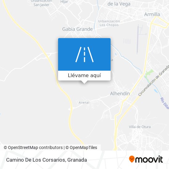 Mapa Camino De Los Corsarios