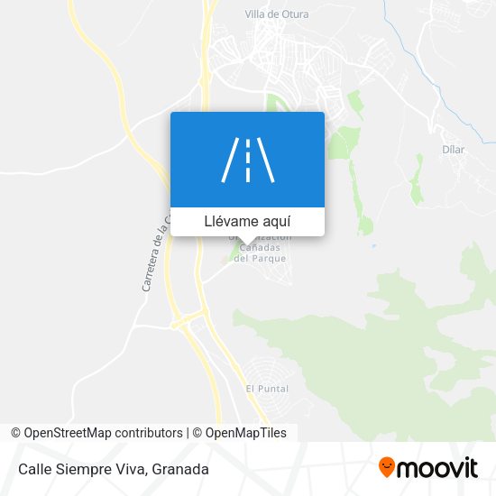 Mapa Calle Siempre Viva