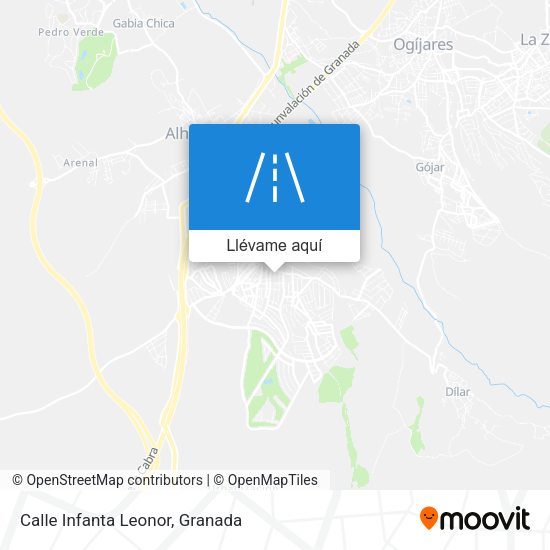 Mapa Calle Infanta Leonor