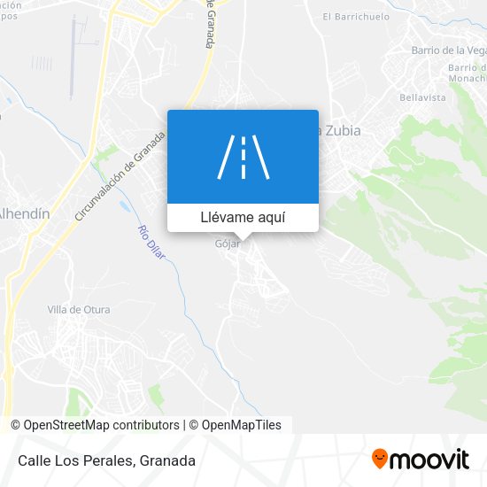 Mapa Calle Los Perales