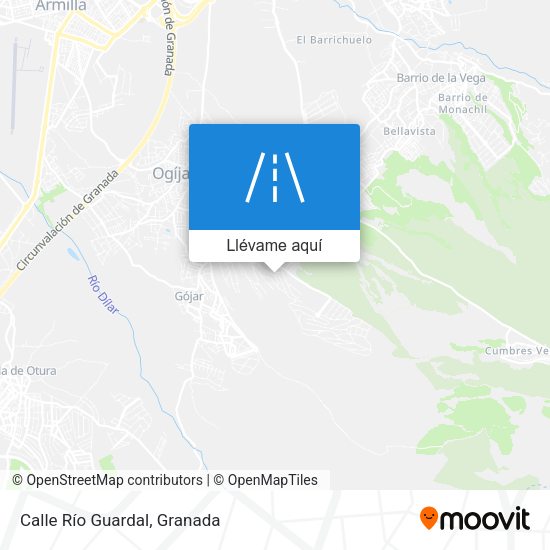 Mapa Calle Río Guardal