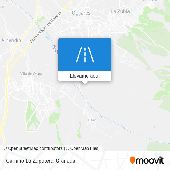 Mapa Camino La Zapatera