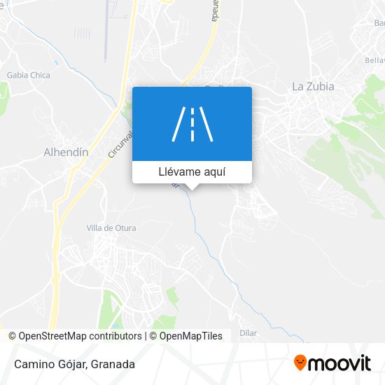Mapa Camino Gójar