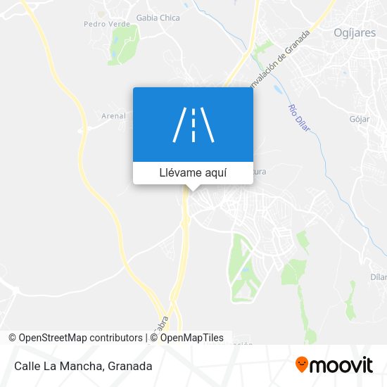 Mapa Calle La Mancha