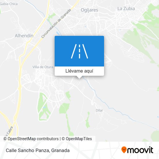 Mapa Calle Sancho Panza