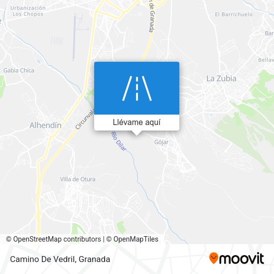 Mapa Camino De Vedril