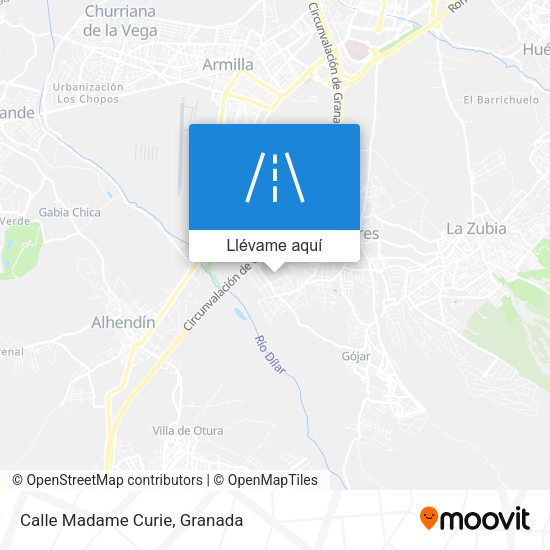 Mapa Calle Madame Curie