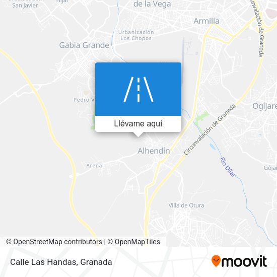 Mapa Calle Las Handas