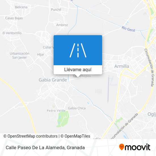 Mapa Calle Paseo De La Alameda