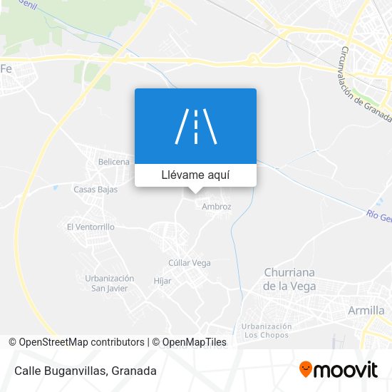Mapa Calle Buganvillas