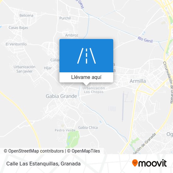 Mapa Calle Las Estanquillas
