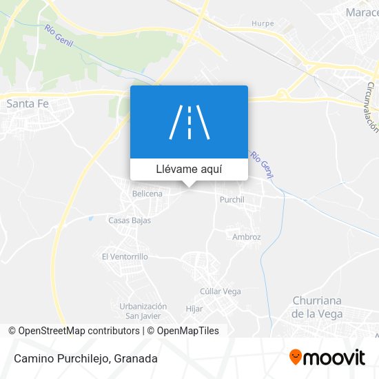 Mapa Camino Purchilejo