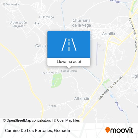 Mapa Camino De Los Portones