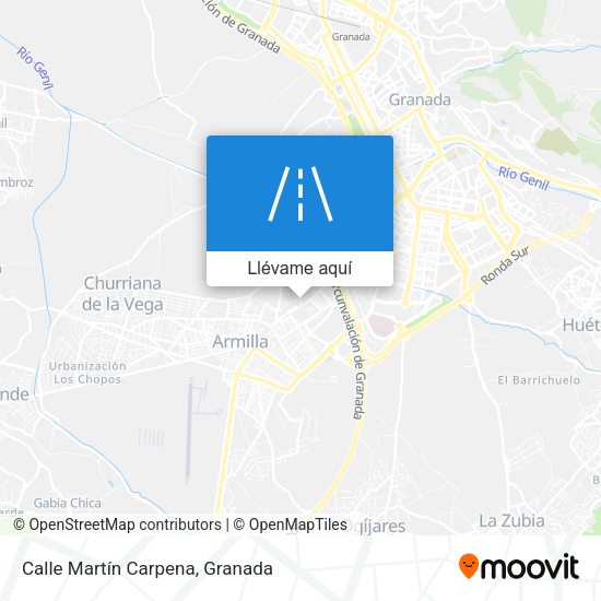 Mapa Calle Martín Carpena