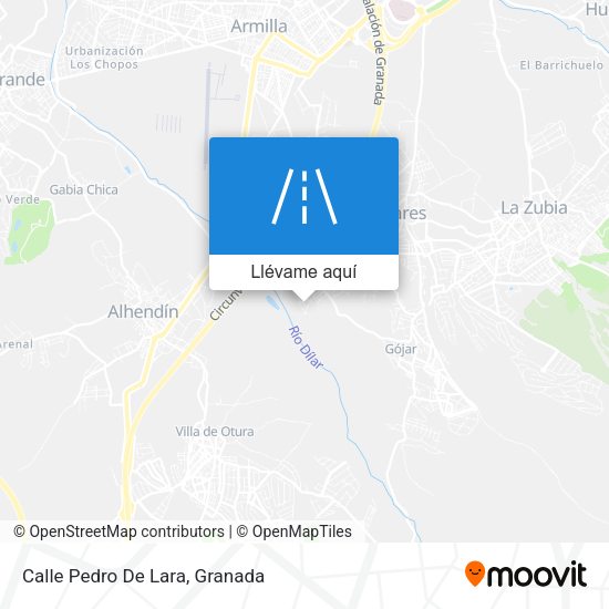 Mapa Calle Pedro De Lara